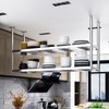 DSVONAUS Ceiling Shelf, Floating Shelves Kitchen Storage Rack, Industrial Ceiling