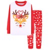 DAUGHTER QUEEN Girls Reindeer Christmas Pajamas 18-24 Month Baby Toddler