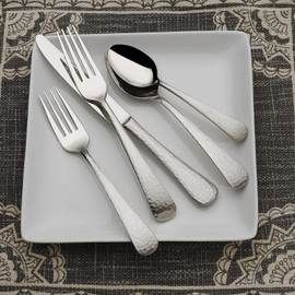 Mikasa Hammered Opulent 18/10 Stainless 5pc. Place Setting (Service for One)