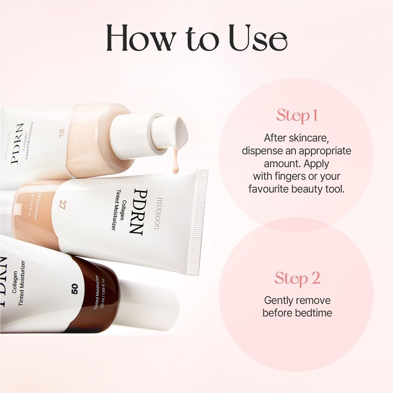 PDRN Collagen Tinted Moisturizer No. 45 Calm - Base skincare,