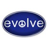 CafePress Evolve with Peace Oval Car Bumper Sticker