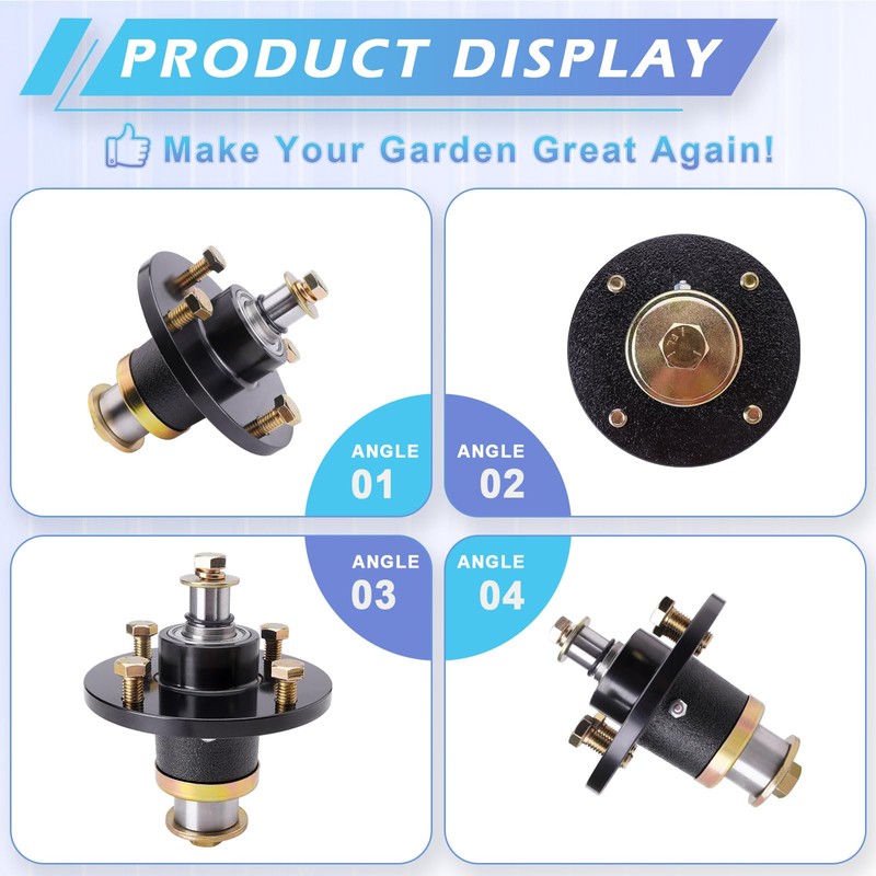 JXJKCZ Mower Spindle Assembly Replaces Hustler 350595 Compatible with Super