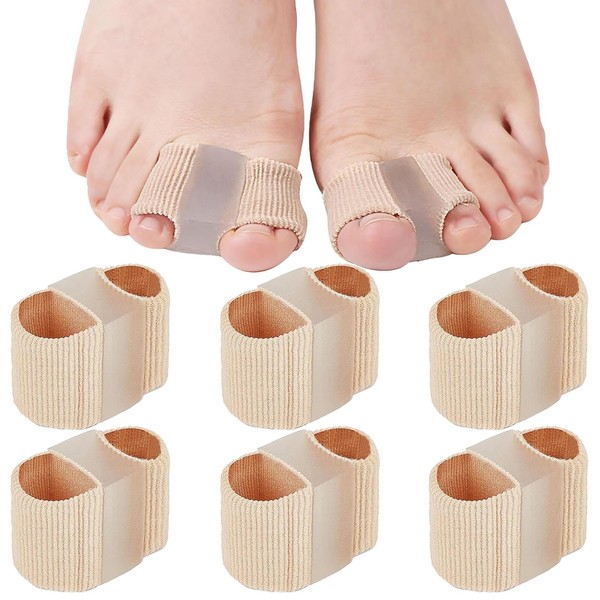 PWCTNT Zehenspreizer, Hallux Valgus Korrektur, 6 Stück Silikon Zehenspreizer Hallux