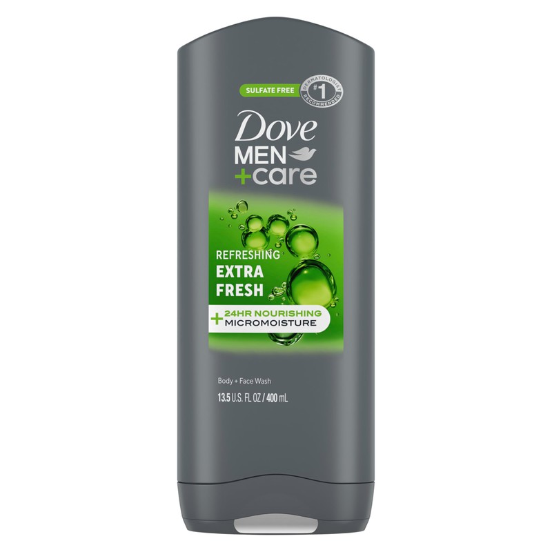 DOVE Men + Care Body Wash and Face for Fresh,