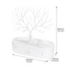 QWORK® Antlers Jewellery Organiser Stand Necklace Tree with Storage Drawer