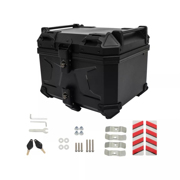 globegarage 45L Motorcycle Top Case Rear Tour Box Waterproof with
