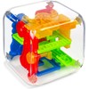 3 otters 3D Puzzle Maze Cube, 72 Obstacles Puzzle Cube