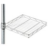 Doshisha Luminous Rack, Steel Rack Parts, Retrofitable, Rotating Table, Movable Shelf, Width 10.0 x Depth 10.8 x Height 1.6 inches (25.5 x 27.5 x 4 cm), 25AKT-2525, Pole Diameter 1.0 inches (25 mm), 360 Degree Rotation, Rust Resistant, Kitchen Laundry St