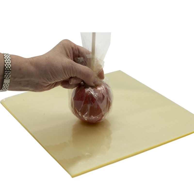 Yolli Toffee Apple Wrappers Clear Polyprop-10 x 10"- (1Pk) Pack