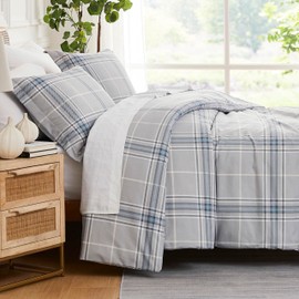 Southshore Fine Living, Inc. Oversized Twin/XL Duvet Cover Set Premium Brushed Microfiber Bedding Easy-Care, Wrinkle-Resistant Zipper Closure Includes 1 Twin Duvet Cover & 1 Pillow Sham, Grey