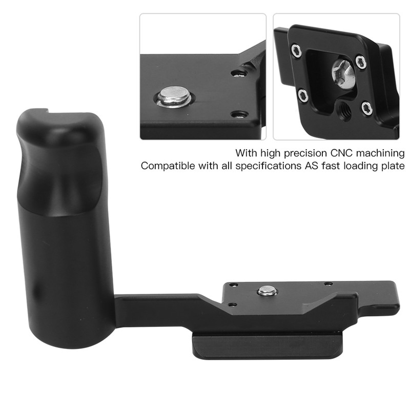 Aluminum Alloy L Shape Quick Release Plate Bracket Hand Grip