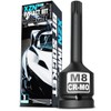 KIRXST Impact Triple Square Spline Bit Socket, 1/2" Drive M8