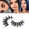 Veleasha Lashes Spiky False Eyelashes 100% Handmade Eyelashes Fluffy Fake