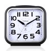 Tinload 5.5" Large Analog Alarm Clock Silent Non Ticking, Gentle