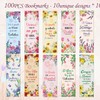 Spanish Bible Verse Bookmarks Gifts - Cosmisun 100 Pcs Inspirational