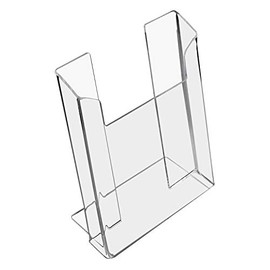 HMF 469600 Acrylic Brochure Holder, Various Sizes, Transparent, 1 Items