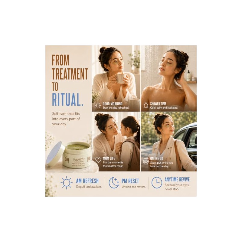Pixi DetoxifEYE - Parches para ojos (60 unidades)