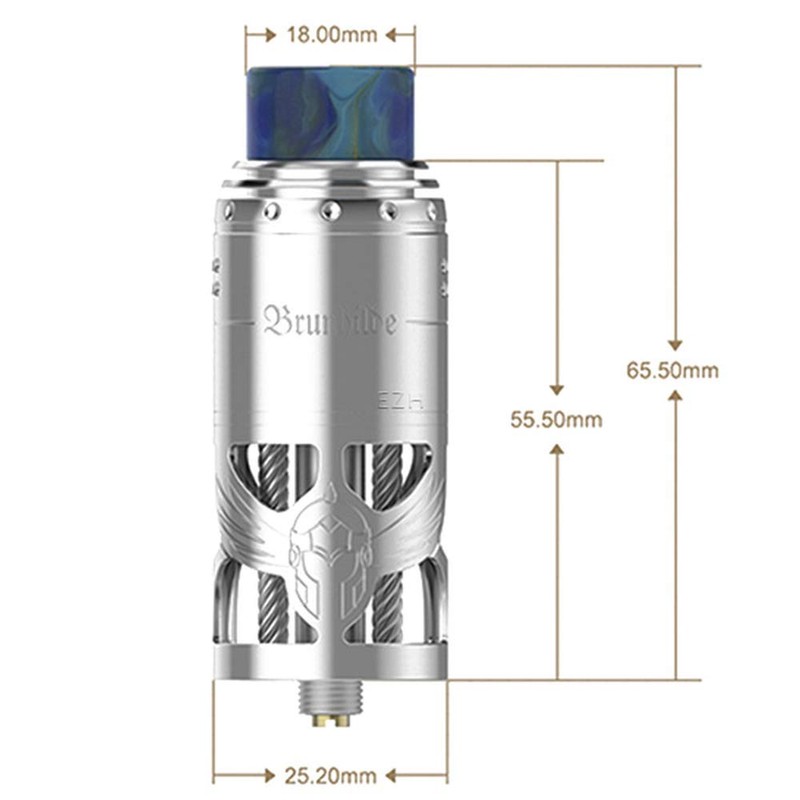 Brunhilde RTA Evaporator by Vapefly & German 103 Colour Grey