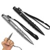 NHPY Pack of 2 Multifunctional Keyrings, Tactical Pen, Extra Grip