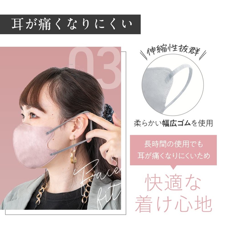 [グローバル・ジャパン] STYLE-ONニュアンスカラーフィットマスク30枚入 ベージュ