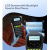 VolenGo VolenGo Label Maker, Label Maker Machine with Tape, QWERTY Keyboard, H1100 Label Printer Handheld, Backlit LCD, for Industrial and Office Organization, Black