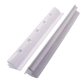 Cabilock 2pcs Solar Panel Side Mounting Brackets Marine Caravan Motorhome RV Solar Panel Side Mount Brackets Roof Installation Clamps White