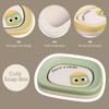 Rhys Pack of 2 Soap Dish, Soap Dish with Drain,