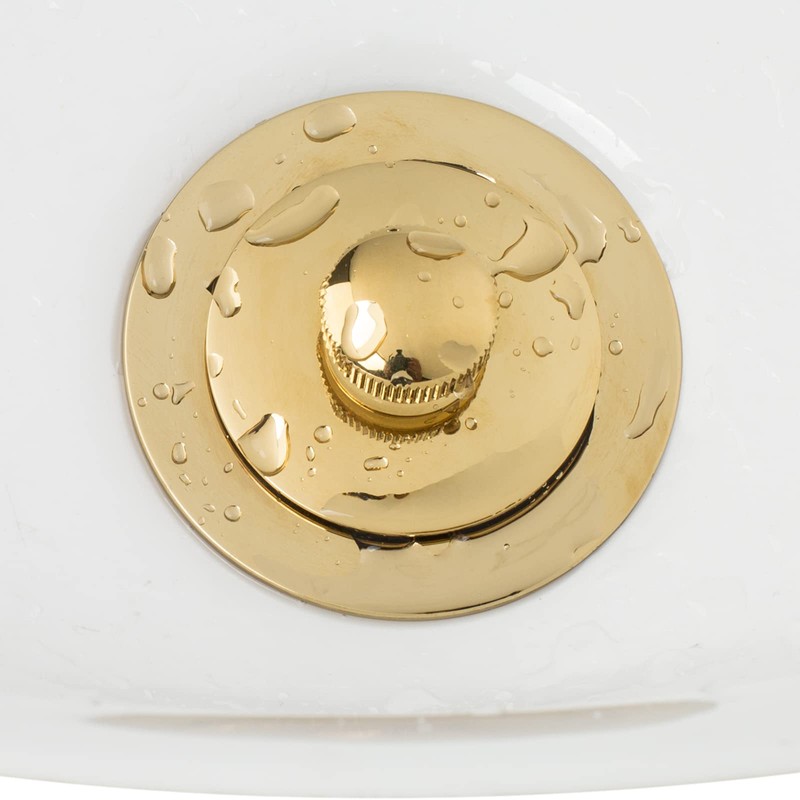 Artiwell Push & Lock Tub Trim Set with Single-Hole Overflow
