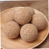 Kisangel 6PCS Wooden Desktop Soccer Replacement Balls Solid Wood Tabletop