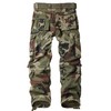 AKARMY Men's Camo Cargo Work Pants Cotton Casual Tactical Combat