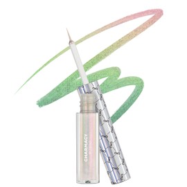 CHARMACY Chameleon Glitter Liquid Eyeliner, Metallic Shade Colour Shift Eye Liner, Highly Pigmented, 24H Long-Lasting, Waterproof and Anti-Smudge, Ultra-Fine Tip (#908)