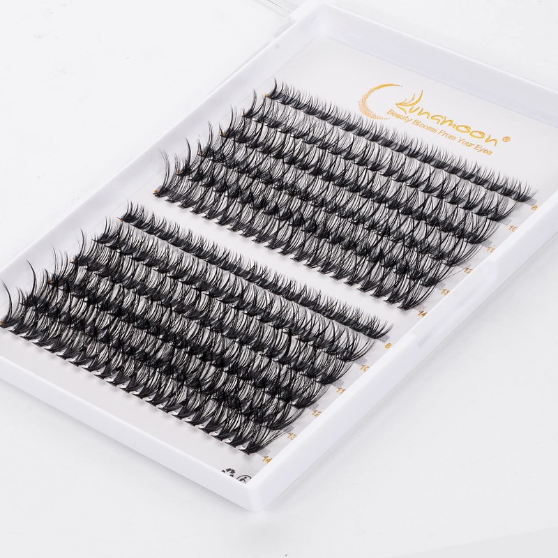 Cluster Eyelashes, Single 30D + 40D Eyelashes, Individual, 240 Pieces,