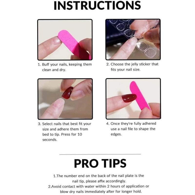 French Tip Press On Nails Medium Square Fake Nails Fall