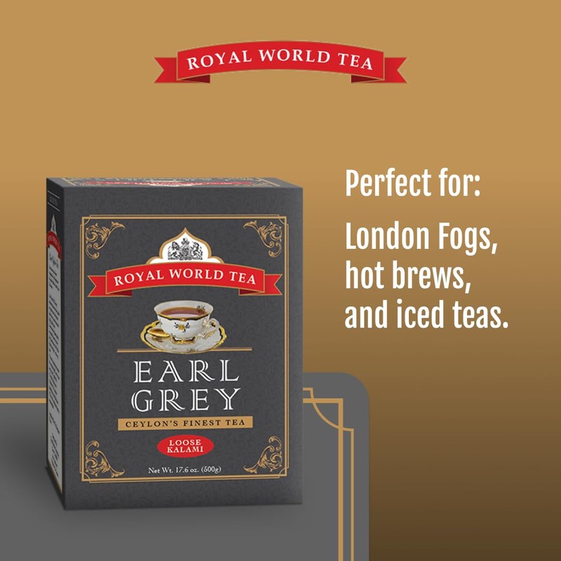 Royal World Loose Leaf Earl Grey Tea – Premium Blend