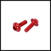 Hihaha 20pcs M5 Motorcycle Windscreen Screw Fairing Windscreen Bolt Red