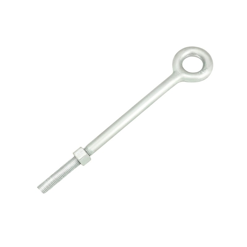 QWORK Eye Bolt with Nuts, 3/4'' x 12" Galvanized Eye