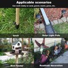 CNQLIS 6Pcs 10-3/4" Outdoor Flashlight Holders for Metal Ground Nail