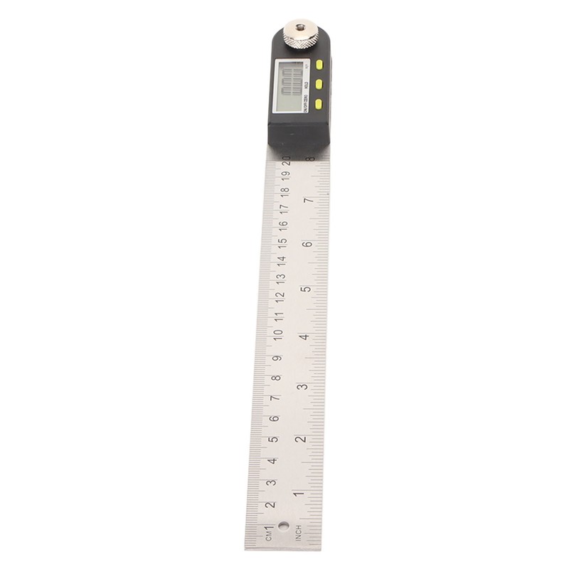 Digital Angle Ruler 200mm 0 to 360 Degree Stainless Steel