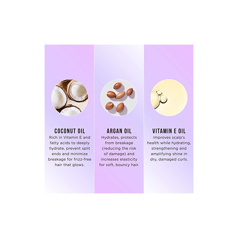 HASK, Crema Fijadora de Rizos, Controla el Frizz, Hidrata, Libre
