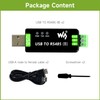 Waveshare Industrial USB TO RS485 Bidirectional Converter (2 Pieces), Onboard