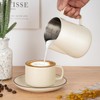 Mumoo Bear Milk Frothing Pitcher 12oz/350ml, Stainless Steel Espresso Steaming