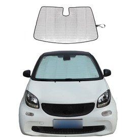 Windshield Sunshade Fit for Benz Smart 2015-2021, Folding Car Sun Shade for Front Window, Auto Sun Protection Visors Blocks UV Rays and Keeps Vehicle Cool (1PCS)