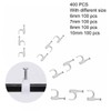 Vilike Clip de Cable 400 Piezas de Clips de Cable