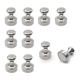 Strong Magnets, Neodymium Magnets, Compact, Push Pins, Diameter 0.5 inches (12 mm), Multifunctional, Rust Resistant, Heavy Duty, Easy to Install, Secure, Compatible with Refrigerators, Microwaves