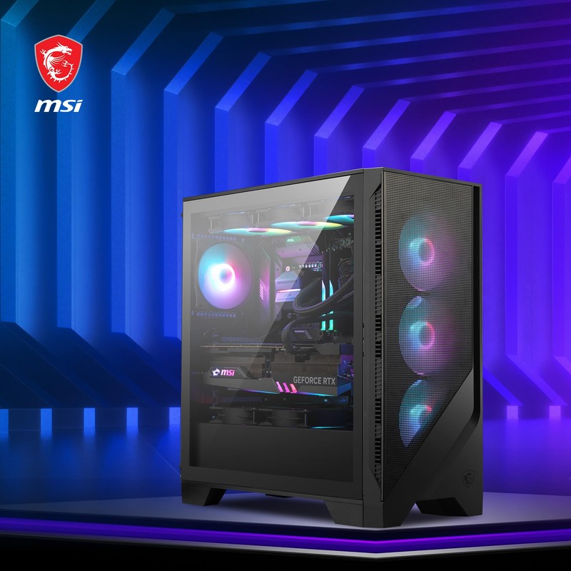 MSI MAG Forge 321R Airflow - Premium Mid-Tower Gaming PC