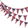 10m VJ Day Flag Bunting Banner with 30 Triangle Flags