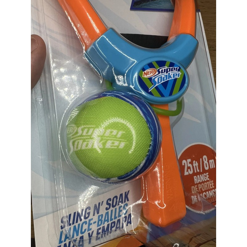 NERF Sling N Soak Super Soaker Sling Shot Water Toy