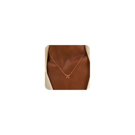 ZHESHY Women's 14K Gold Plated Cross Heart Pendant Necklace Pearl Necklace Zirconia Butterfly Choker Gold Chain Waterproof Adjustable Necklaces Jewellery Gifts for Women Girlfriend