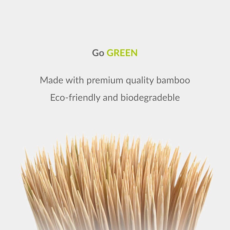JapanBargain 4115, 10 inches Bamboo Skewer Long Toothpicks Appetizer Pick