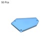 MECCANIXITY 50pcs Sew on Acrylic Irregular Mirror Piece Flat Back